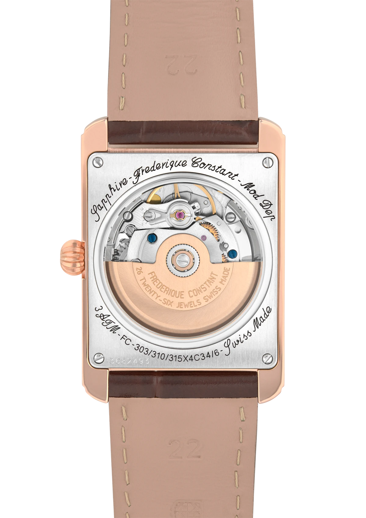Frederique Constant Classics Carree Dorado