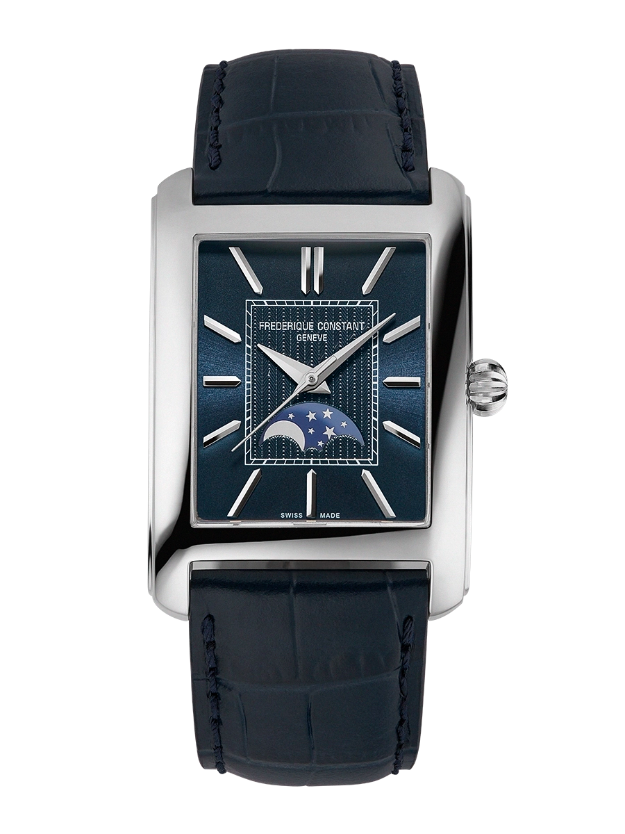 Frederique Constant Classics Carree Moonphase Azul
