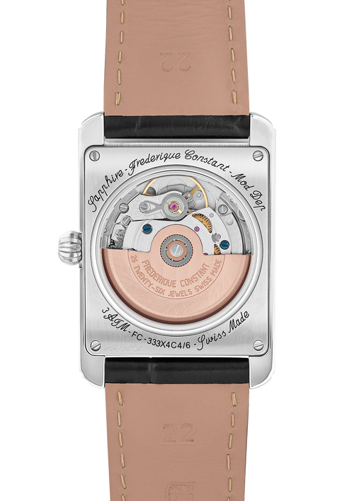 Frederique Constant Classics Carree Moonphase Plateado