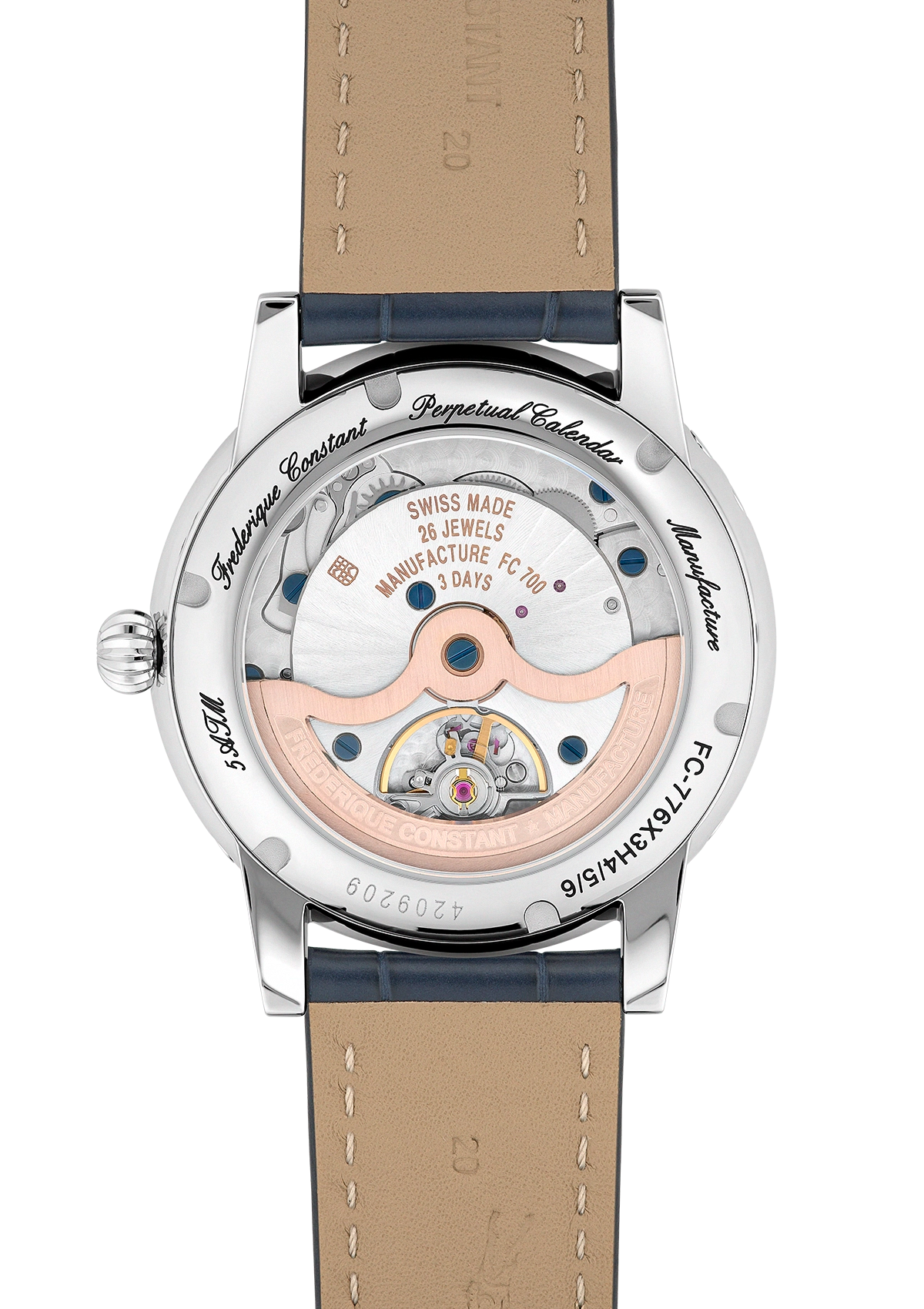 Frederique Constant Manufacture Classic Perpetual Calendar Azul